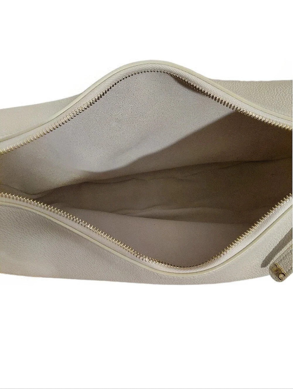 Celine Large Lulu Hobo Bag In Grained Calfskin